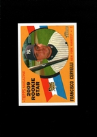 2009 Topps Heritage #571 Francisco Cervelli Rookie  NEW YORK YANKEES MINT High Number Series